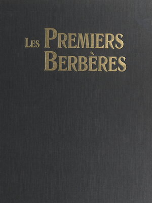 cover image of Les premiers Berbères